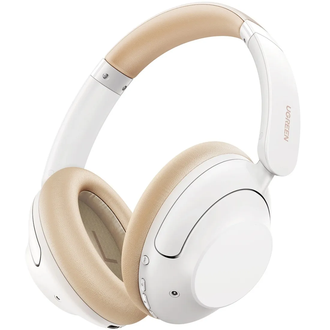 Bluetooth-гарнітура Ugreen HP202 HiTune Max5 Hybrid ANC White (15809) - зображення 1