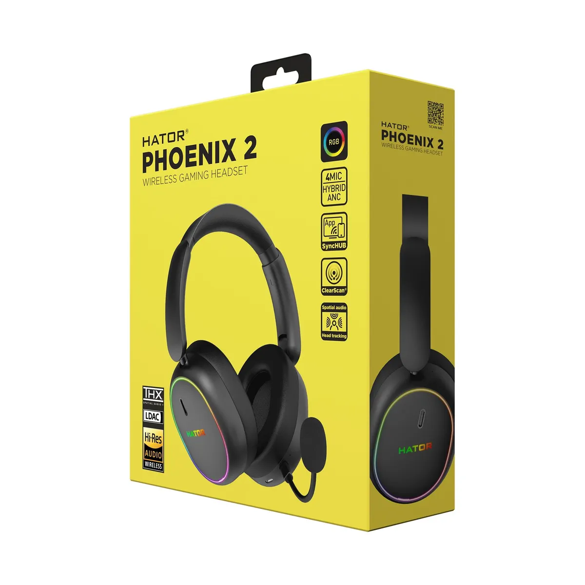 Гарнiтура Hator Phoenix 2 Wireless Black (ESH40) - мініатюра 17