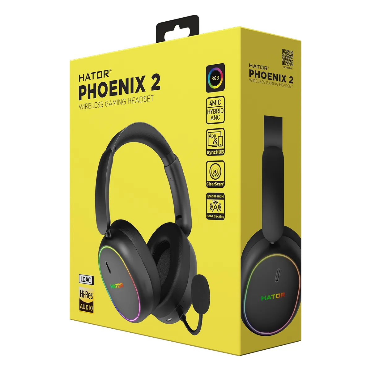 Гарнiтура Hator Phoenix 2 Wireless Black (ESH40) - мініатюра 8