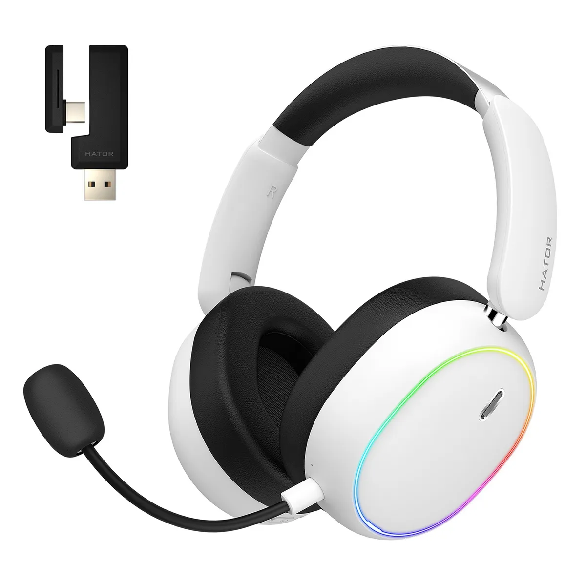 Гарнiтура Hator Phoenix 2 Wireless White (ESH41) - мініатюра 9