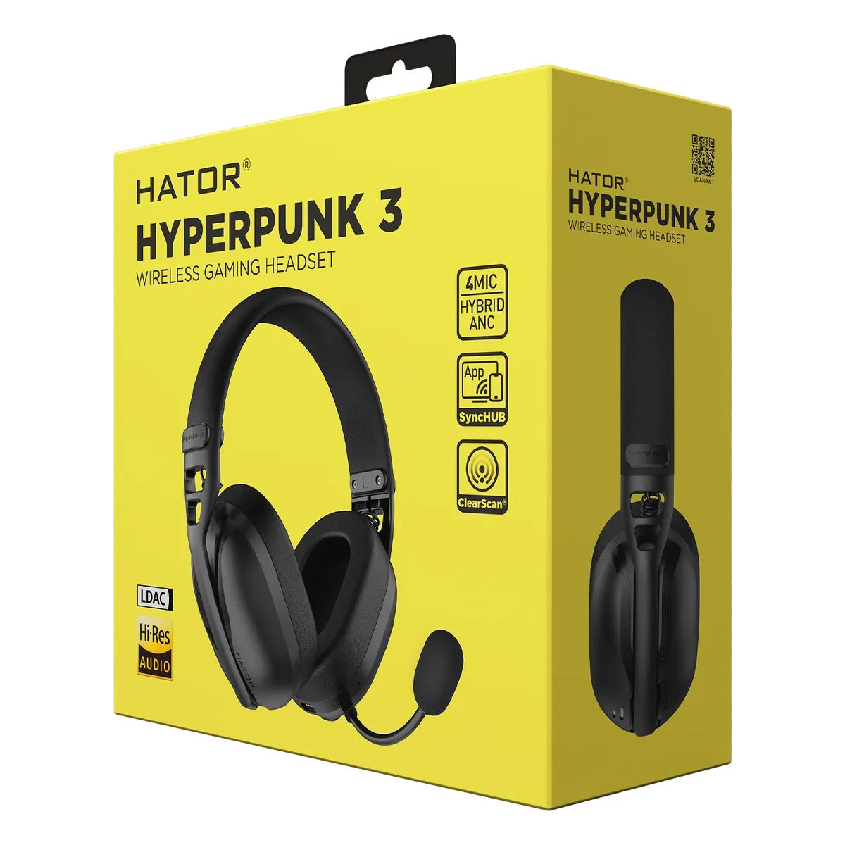 Гарнiтура Hator Hyperpunk 3 Wireless Black (ESH15) - мініатюра 8