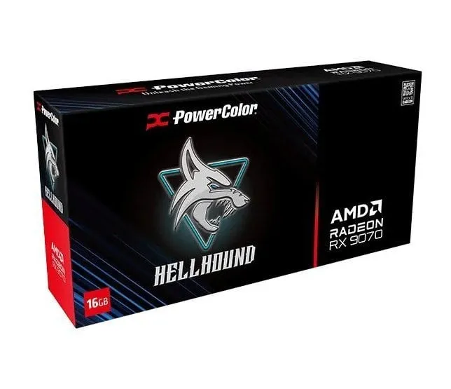 Відеокарта AMD Radeon RX 9070 16GB GDDR6 Hellhound PowerColor (RX9070 16G-L/OC) - мініатюра 8