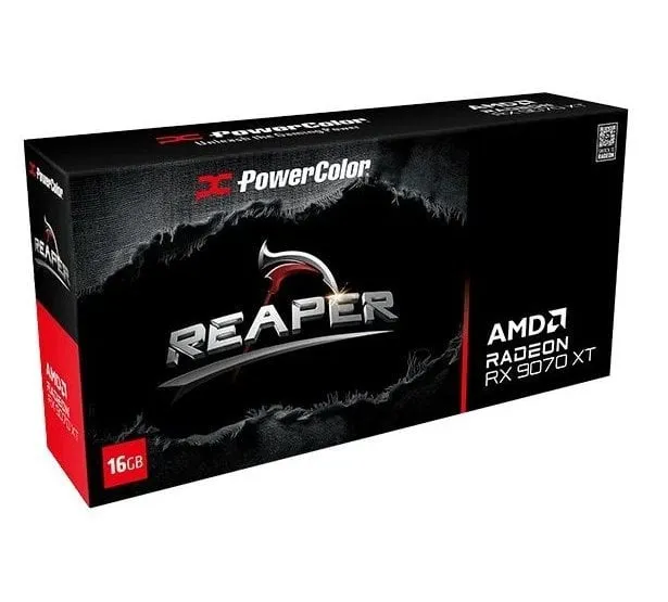 Відеокарта AMD Radeon RX 9070 16GB GDDR6 Reaper PowerColor (RX9070 16G-A) - мініатюра 6