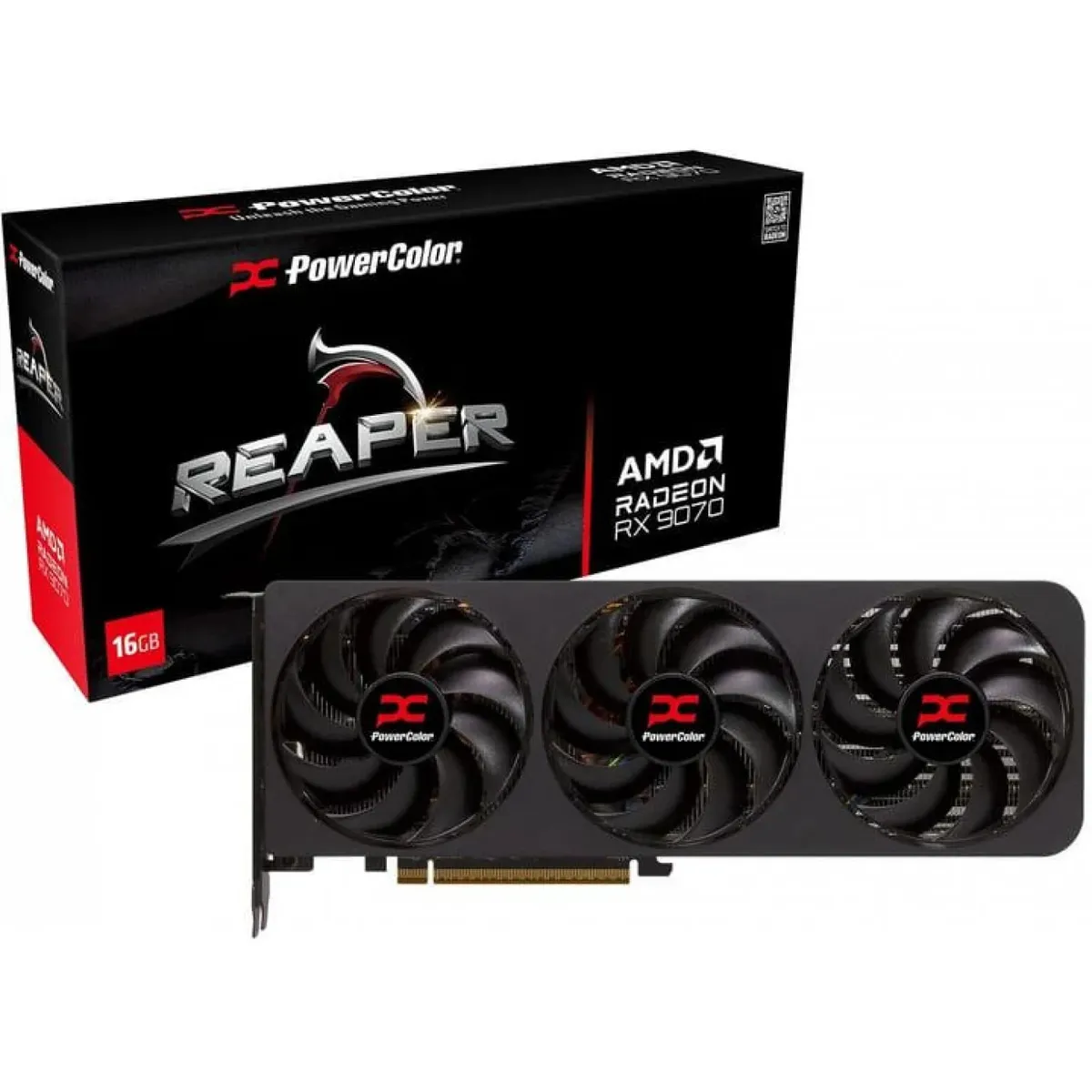 Відеокарта AMD Radeon RX 9070 16GB GDDR6 Reaper PowerColor (RX9070 16G-A) - мініатюра 7