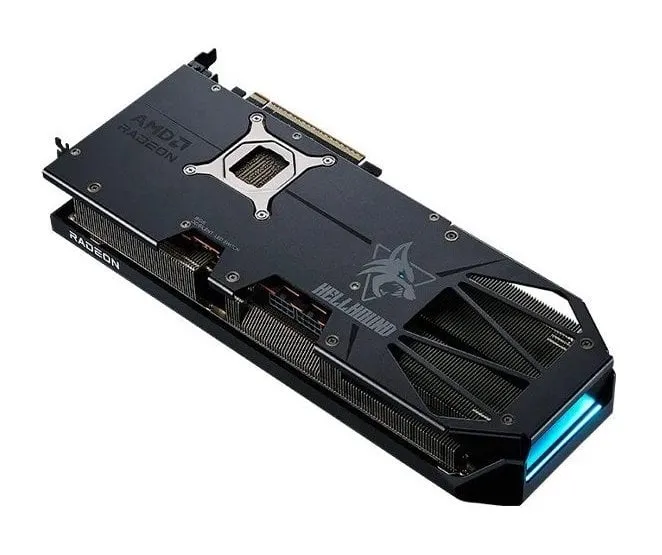 Відеокарта AMD Radeon RX 9070 XT 16GB GDDR6 Hellhound PowerColor (RX9070XT 16G-L/OC) - мініатюра 3