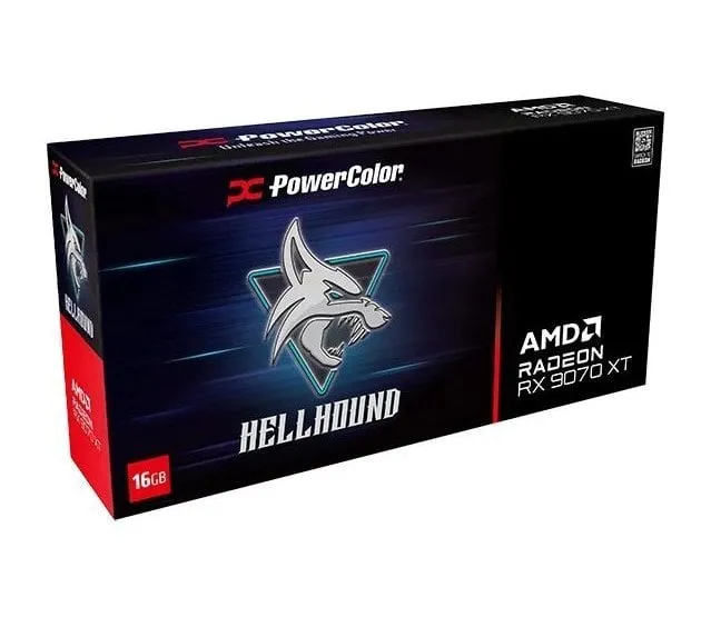 Відеокарта AMD Radeon RX 9070 XT 16GB GDDR6 Hellhound PowerColor (RX9070XT 16G-L/OC) - мініатюра 4