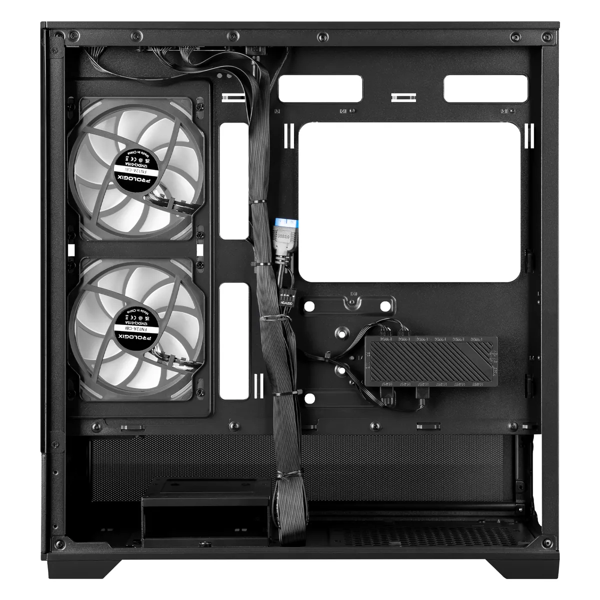 Корпус Prologix Axon GM-03AB Glass Black - мініатюра 9