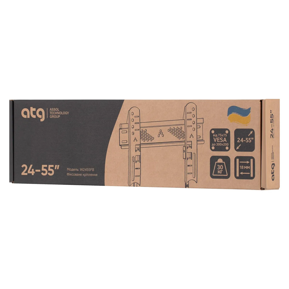 Кронштейн ATG W2455FB (VESA300х200) - мініатюра 7