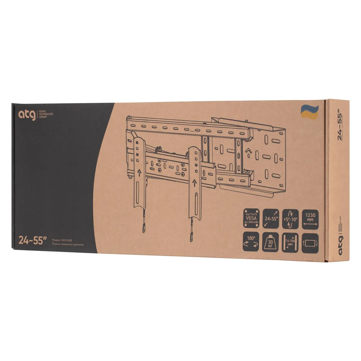 Кронштейн ATG W2455RB (VESA300х200) - мініатюра 8