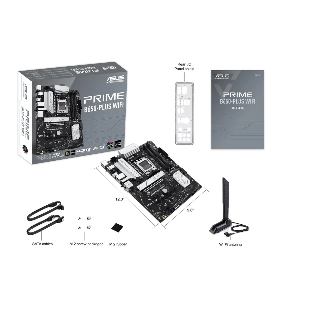 Материнська плата Asus Prime B650-Plus WiFi Socket AM5 - мініатюра 18