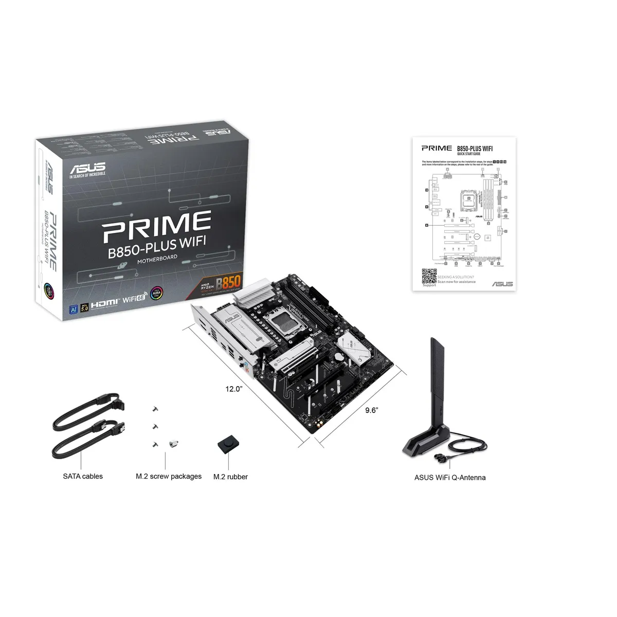 Материнська плата Asus Prime B850-Plus WiFi Socket AM5 - мініатюра 16