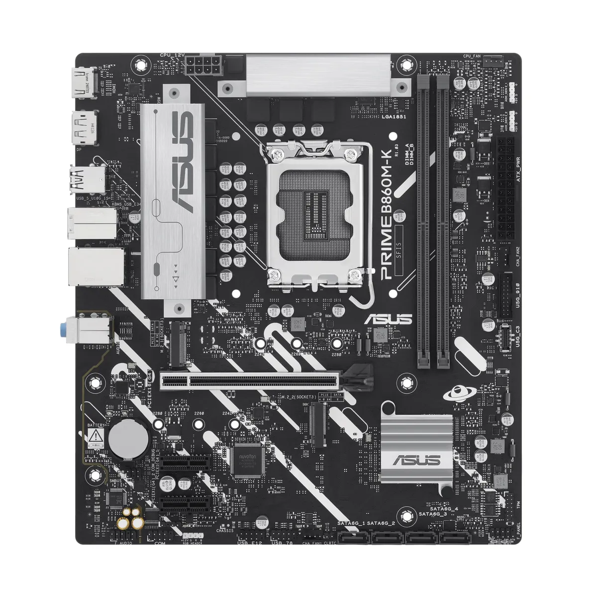 Материнська плата Asus Prime B860M-K Socket 1851 - мініатюра 2