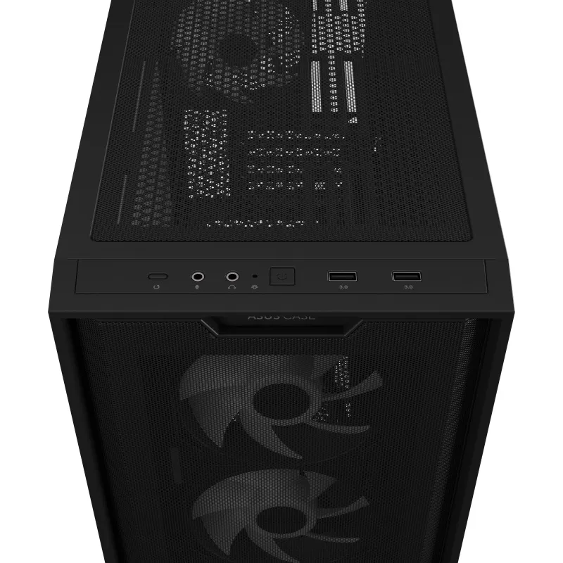 Корпус Asus A21 Plus Black Tempered Glass без БЖ (90DC00H0-B19010) - мініатюра 13
