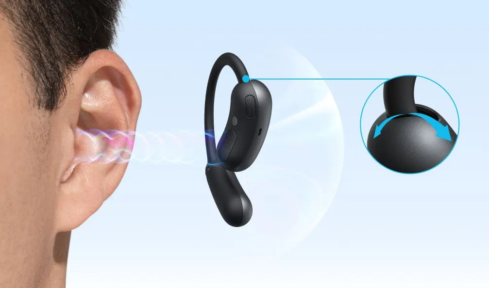 Bluetooth-гарнітура Anker SoundCore AeroFit 2 Black (A3874G11) - мініатюра 14