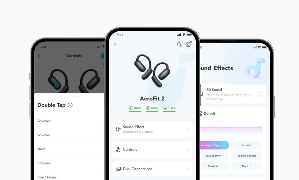 Bluetooth-гарнітура Anker SoundCore AeroFit 2 Black (A3874G11) - мініатюра 25