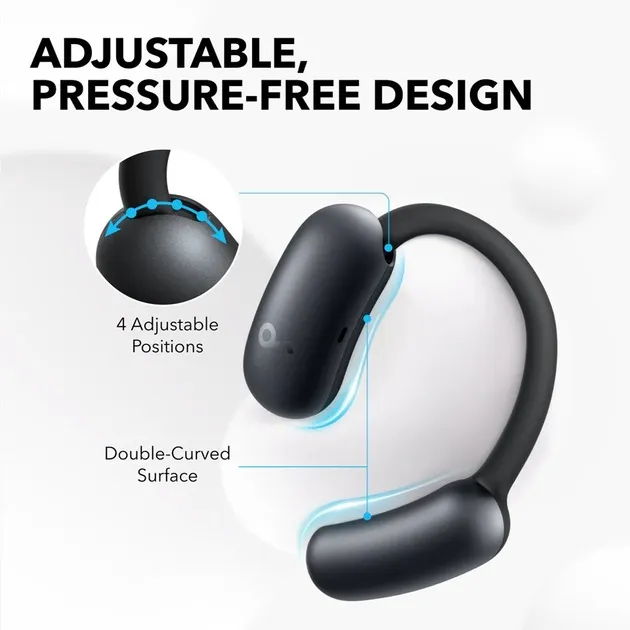 Bluetooth-гарнітура Anker SoundCore AeroFit 2 Black (A3874G11) - мініатюра 6