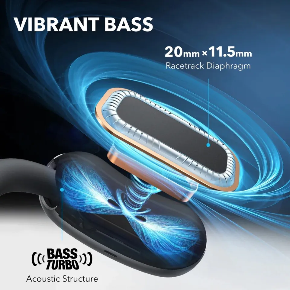 Bluetooth-гарнітура Anker SoundCore AeroFit 2 Black (A3874G11) - мініатюра 7