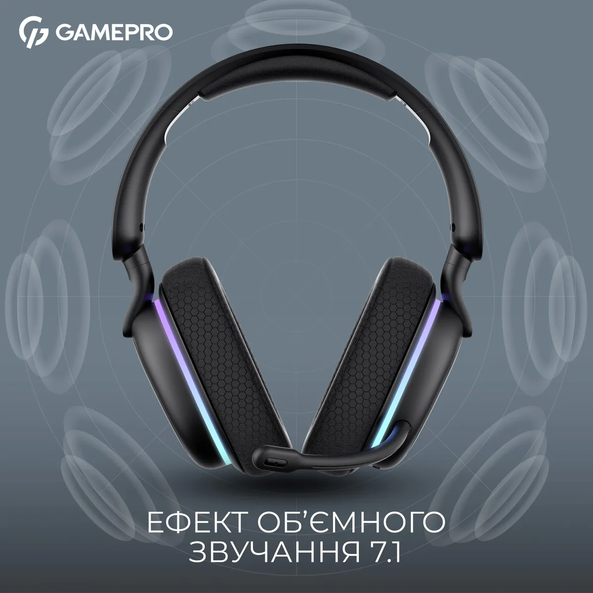 Гарнітура GamePro Asgard Bragi Black (HSW250B) - мініатюра 9