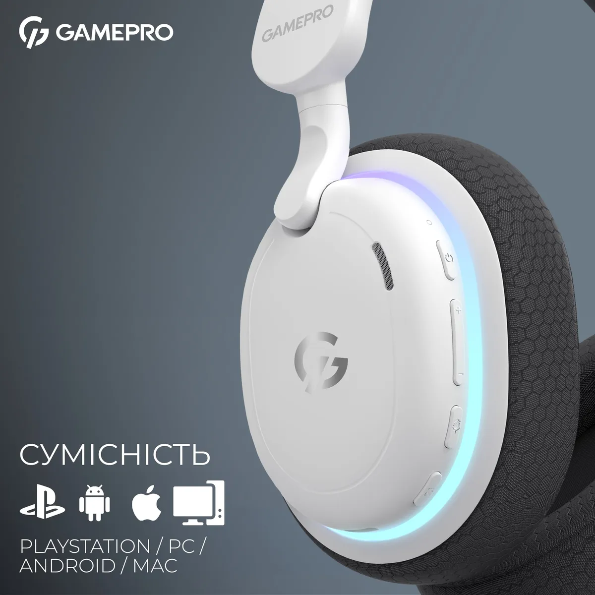 Гарнітура GamePro Asgard Bragi White (HSW250W) - мініатюра 13
