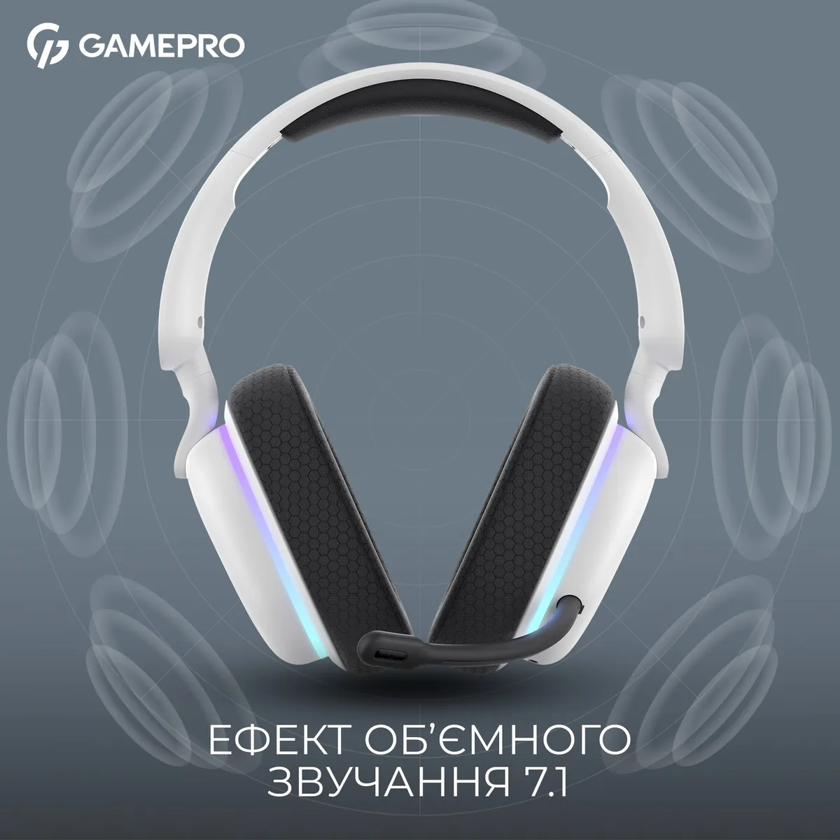 Гарнітура GamePro Asgard Bragi White (HSW250W) - мініатюра 8