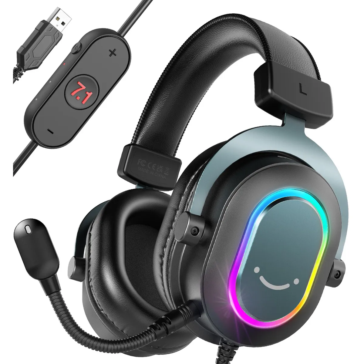 Гарнітура Fifine RGB H6 Black - зображення 1