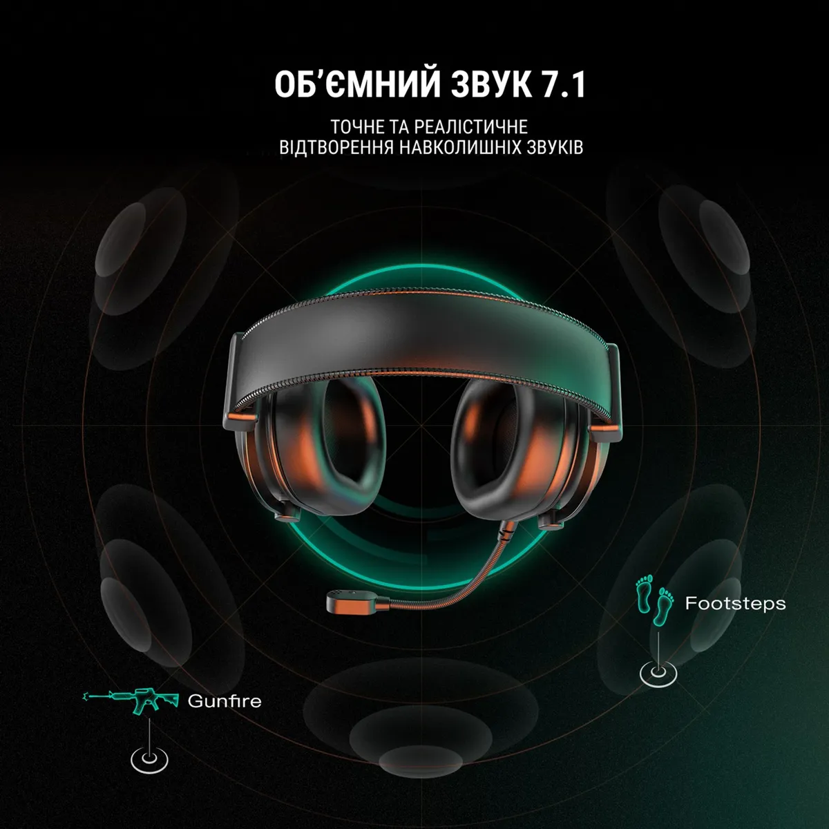 Гарнітура Fifine RGB H6 Black - мініатюра 8