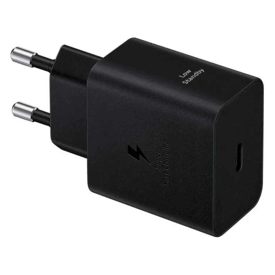 Мережевий зарядний пристрій Samsung 45W USB Type-C Black (EP-T4511NBEGEU) - зображення 1