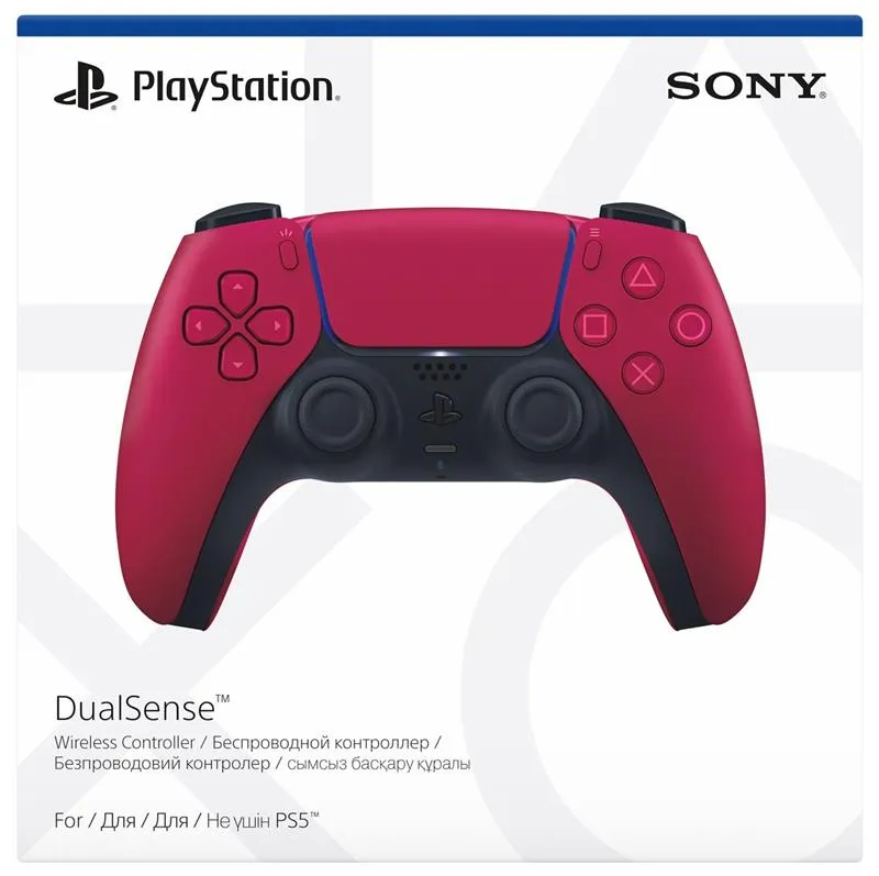 Геймпад бездротовий Sony PlayStation 5 DualSense Cosmic Red (1000040190) - мініатюра 5