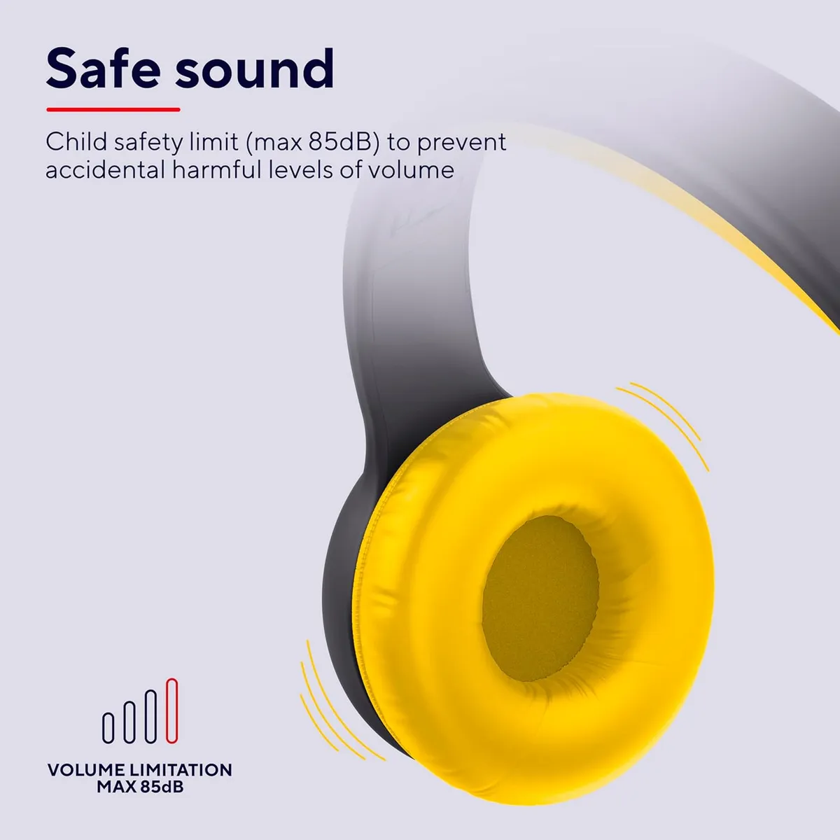 Bluetooth-гарнітура Trust On-ear Nouna Kids, Wireless Pink (25274) - мініатюра 10
