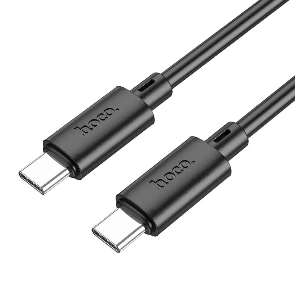Кабель Hoco X88 Gratified 60W USB Type-C - USB Type-C (M/M), 1 м, Black (6931474783363)