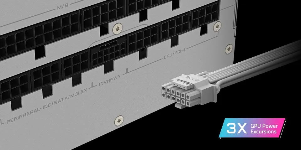 Блок живлення Gigabyte 1000W GP-AE1000PM PG5 ICE - мініатюра 14