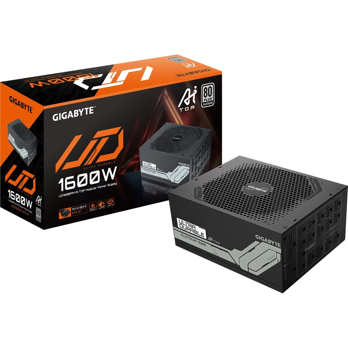 Блок живлення Gigabyte 1600W GP-UD1600PM PG5 - мініатюра 7