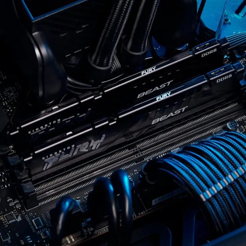 Модуль пам`яті DDR5 2x32GB/6000 Kingston Fury Beast Black (KF560C36BBEK2-64) - мініатюра 8