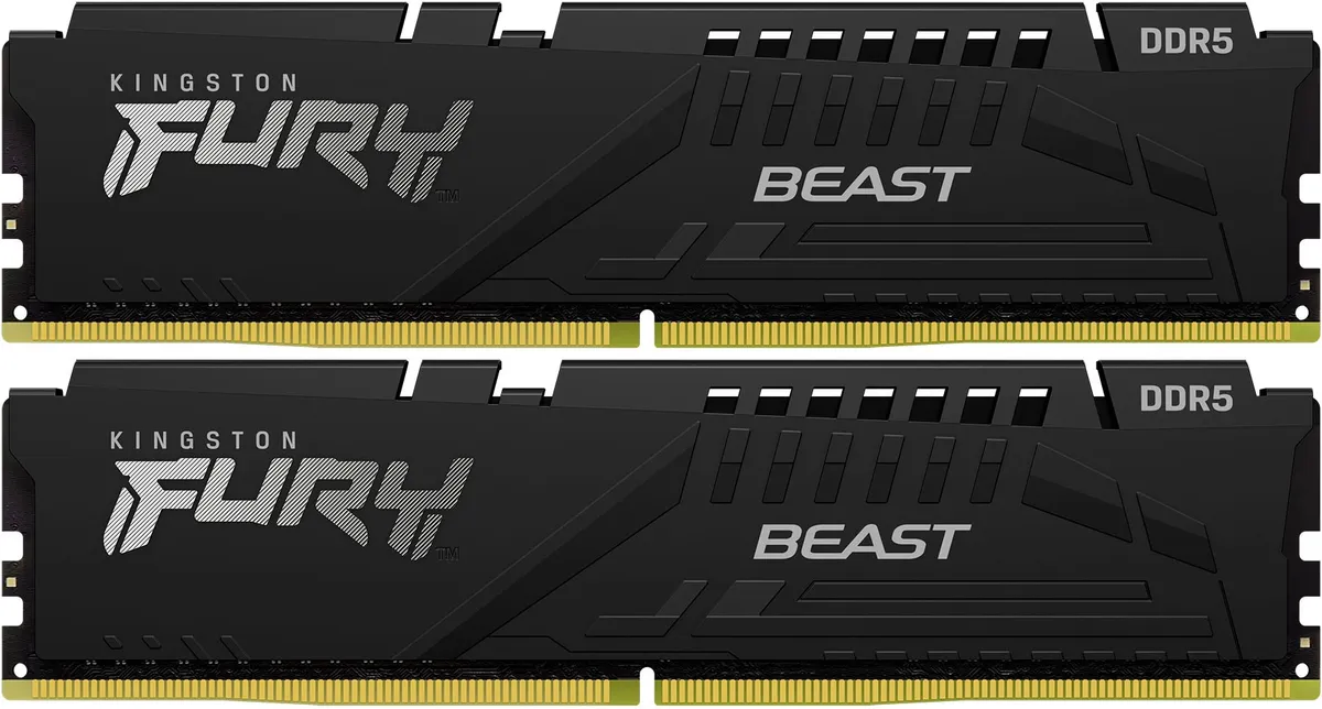 Модуль пам`яті DDR5 2x8GB/5600 Kingston Fury Beast Black (KF556C36BBEK2-16) - мініатюра 6