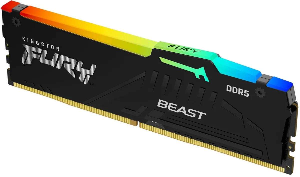 Модуль пам`яті DDR5 2x8GB/6000 Kingston Fury Beast RGB Black (KF560C36BBEAK2-16) - мініатюра 4