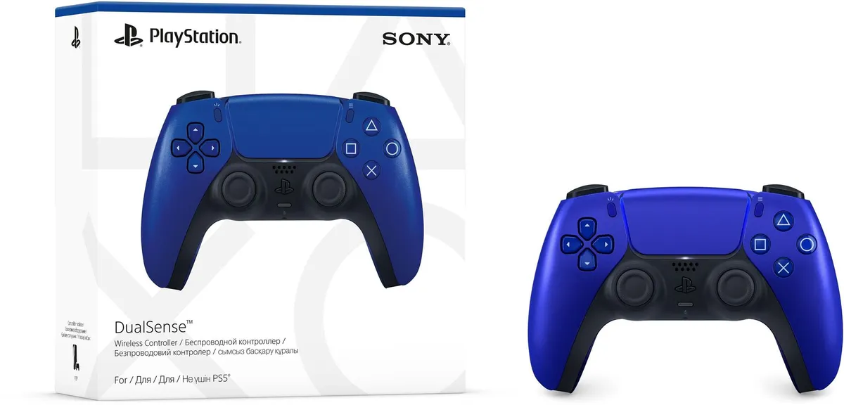 Геймпад бездротовий Sony PlayStation 5 DualSense Cobalt Blue (1000040731) - мініатюра 5