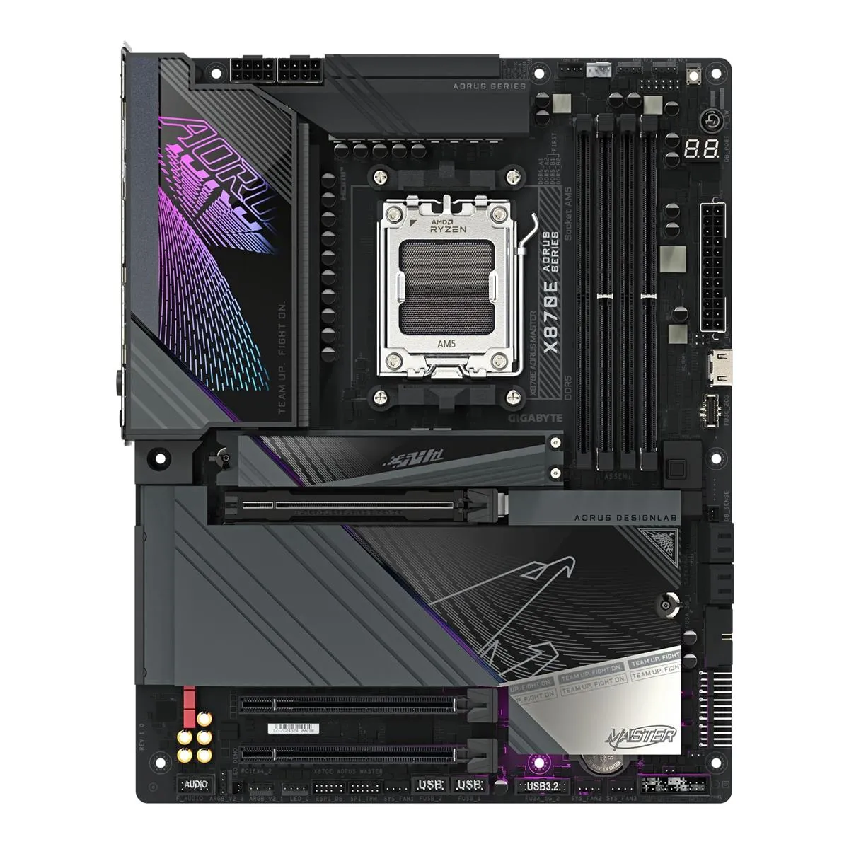 Материнська плата Gigabyte X870E Aorus Master AM5 - мініатюра 2