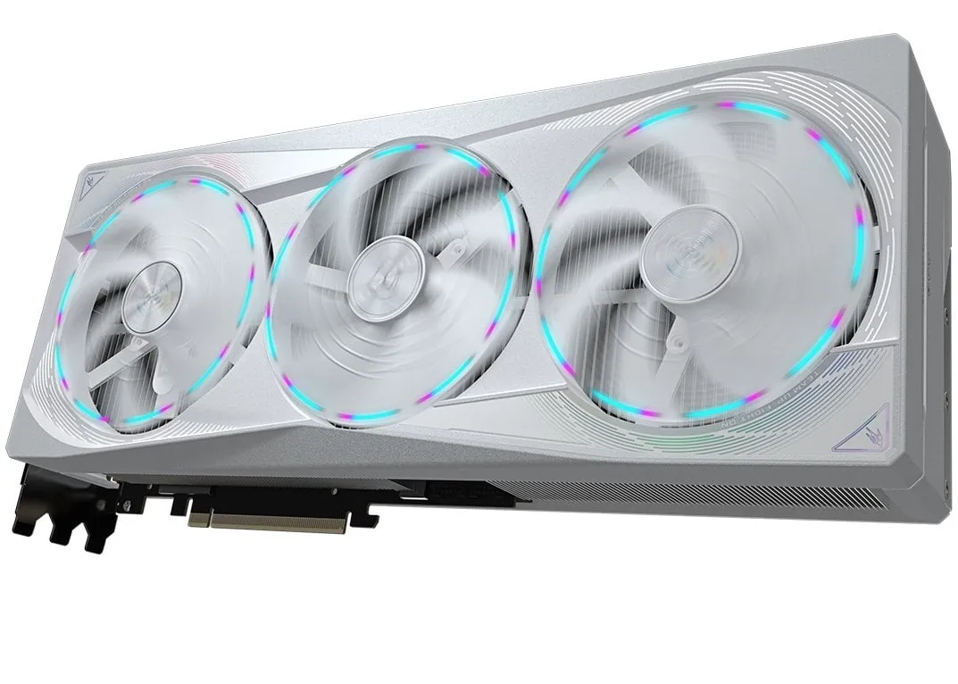 Відеокарта GF RTX 5080 16GB GDDR7 Aorus Master Ice Gigabyte (GV-N5080AORUSM ICE-16GD) - мініатюра 5