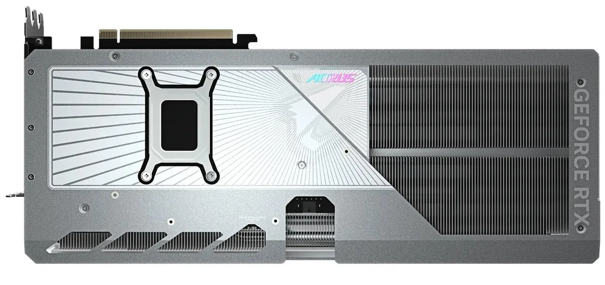 Відеокарта GF RTX 5080 16GB GDDR7 Aorus Master Ice Gigabyte (GV-N5080AORUSM ICE-16GD) - мініатюра 7