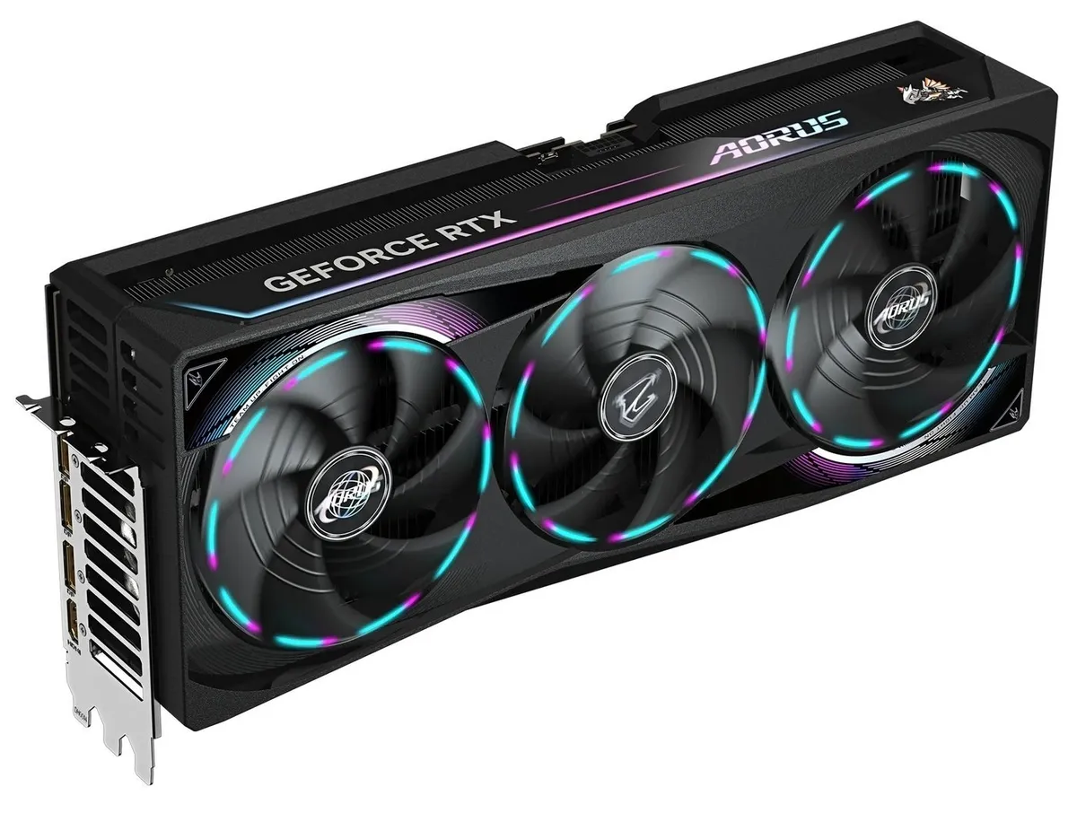 Відеокарта GF RTX 5090 32GB GDDR7 Aorus Master Gigabyte (GV-N5090AORUS M-32GD) - мініатюра 5