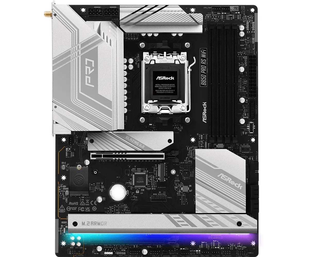 Материнська плата ASRock B850 Pro RS WiFi Socket AM5 - мініатюра 2
