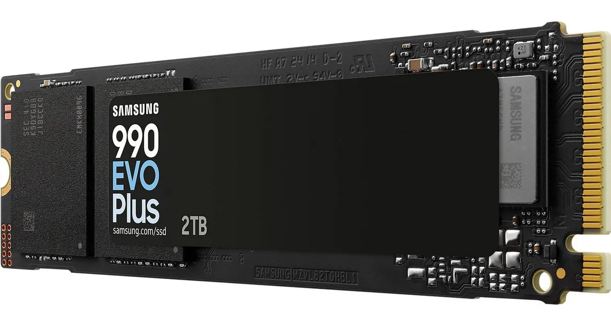 Накопичувач SSD  2ТB Samsung 990 EVO Plus M.2 2280 PCIe 5.0 x2 NVMe V-NAND TLC (MZ-V9S2T0BW) - мініатюра 4