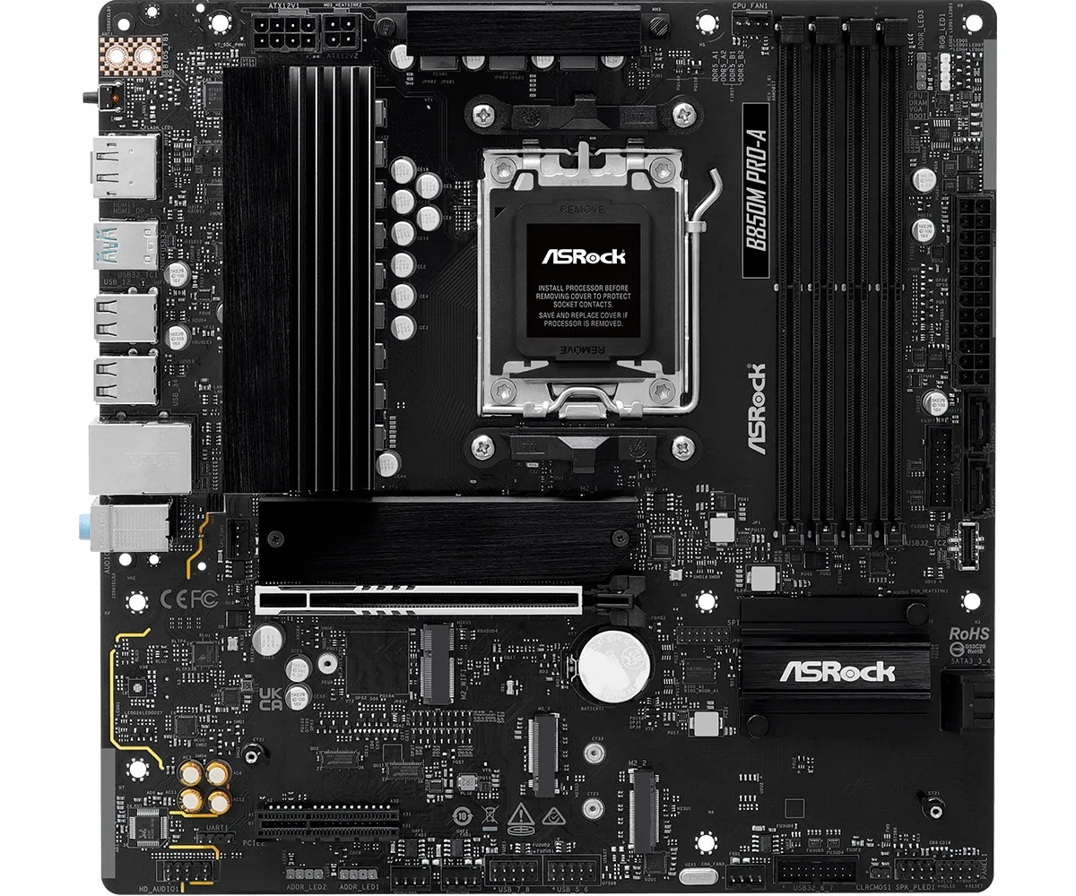 Материнська плата ASRock B850M Pro-A Socket AM5 - мініатюра 2