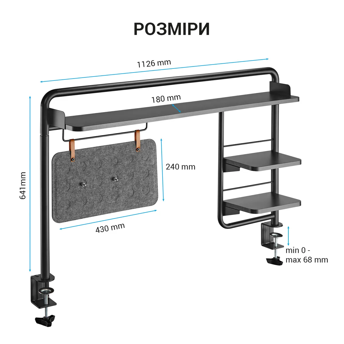 Органайзер OfficePro DS253B Black - мініатюра 2