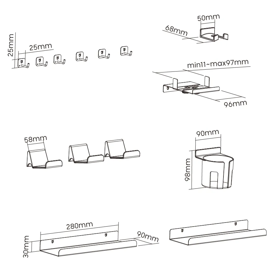 Набір аксесуарів для органайзера OfficePro OA530 White - мініатюра 2