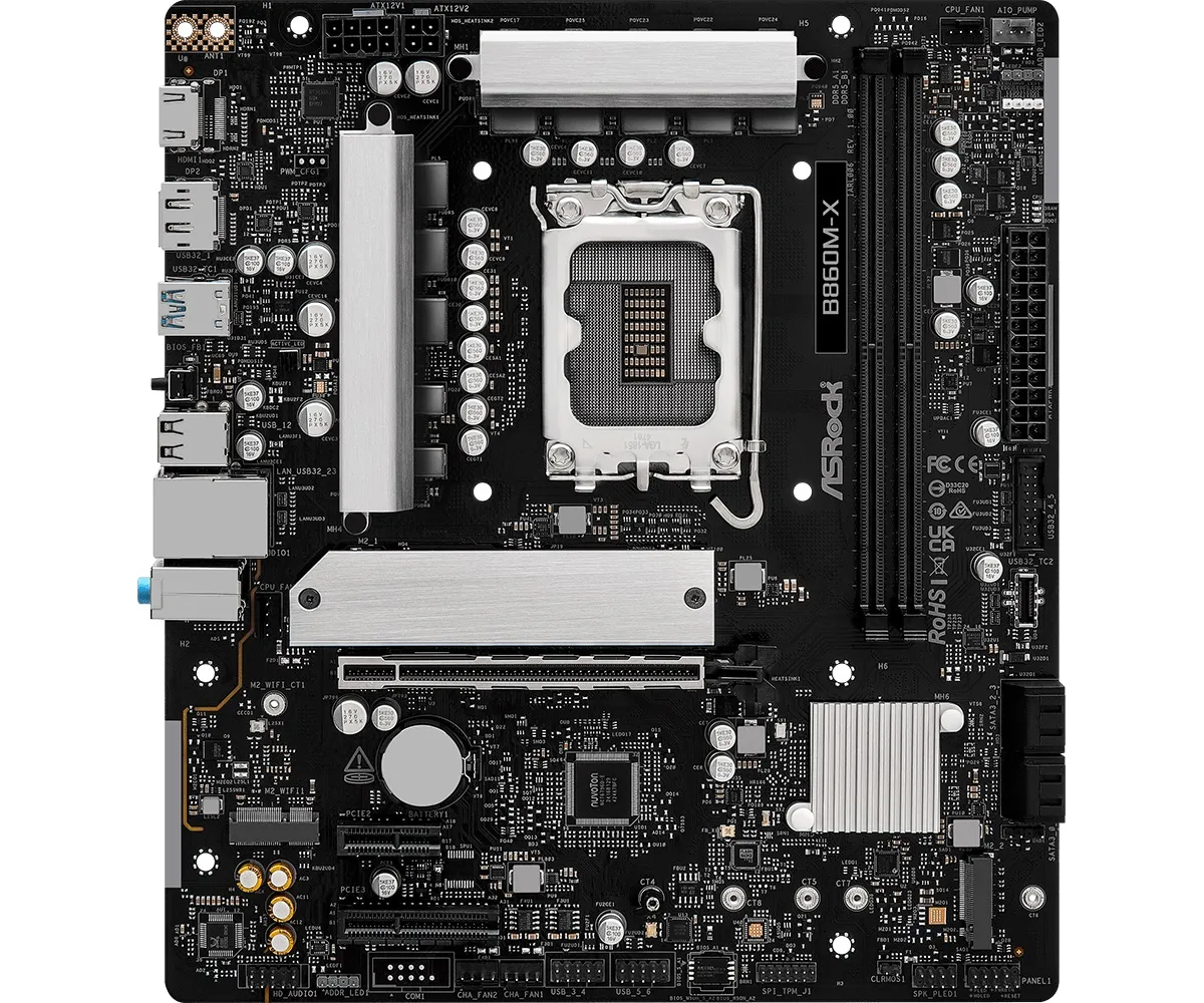 Материнська плата ASRock B860M-X Socket 1851 - мініатюра 3
