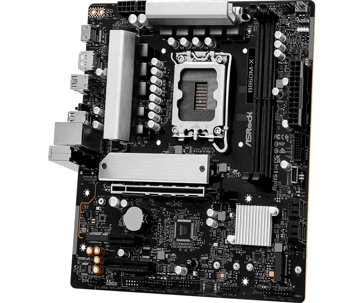 Материнська плата ASRock B860M-X Socket 1851 - мініатюра 5