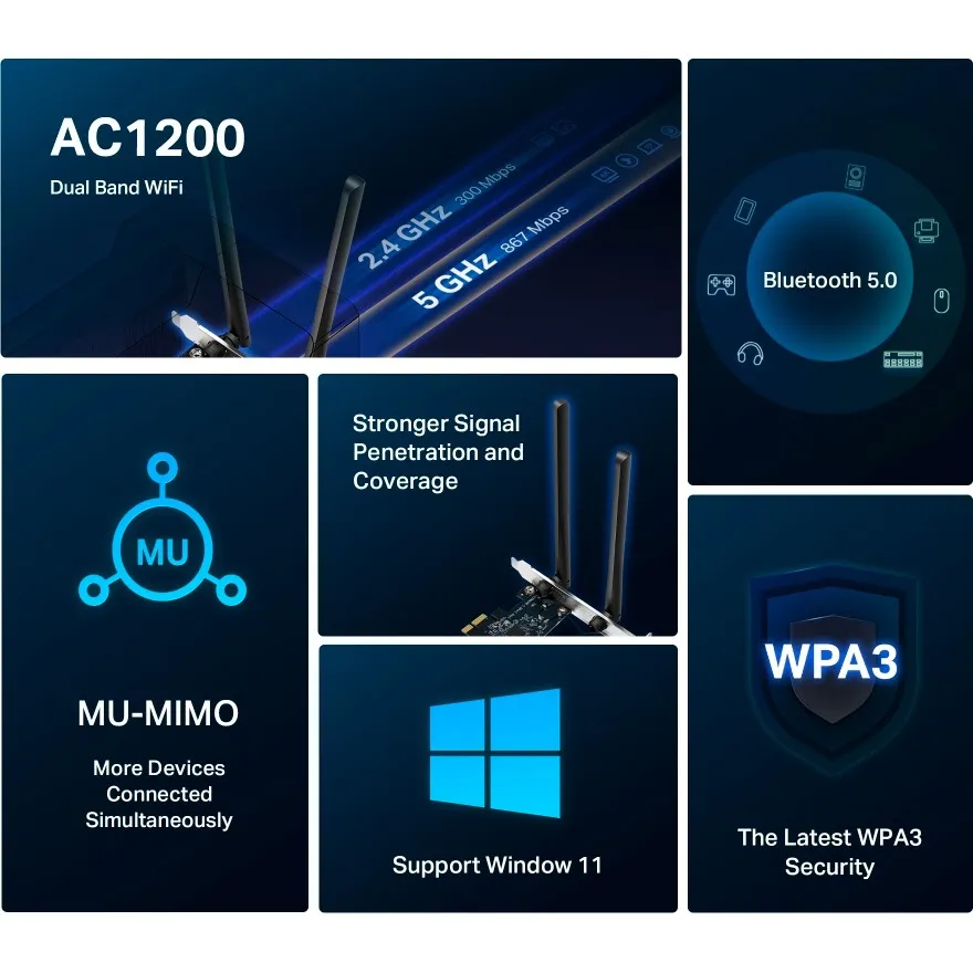 Бездротовий адаптер Mercusys MA30E - мініатюра 2