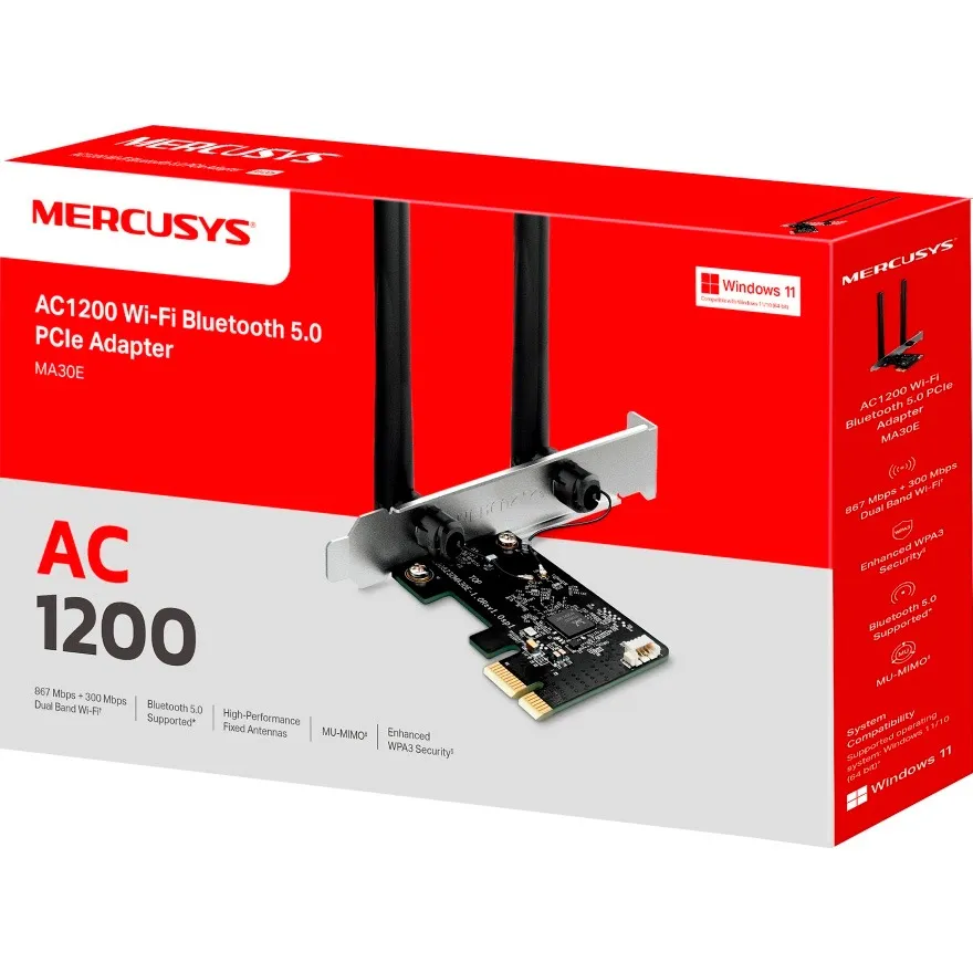 Бездротовий адаптер Mercusys MA30E - мініатюра 7