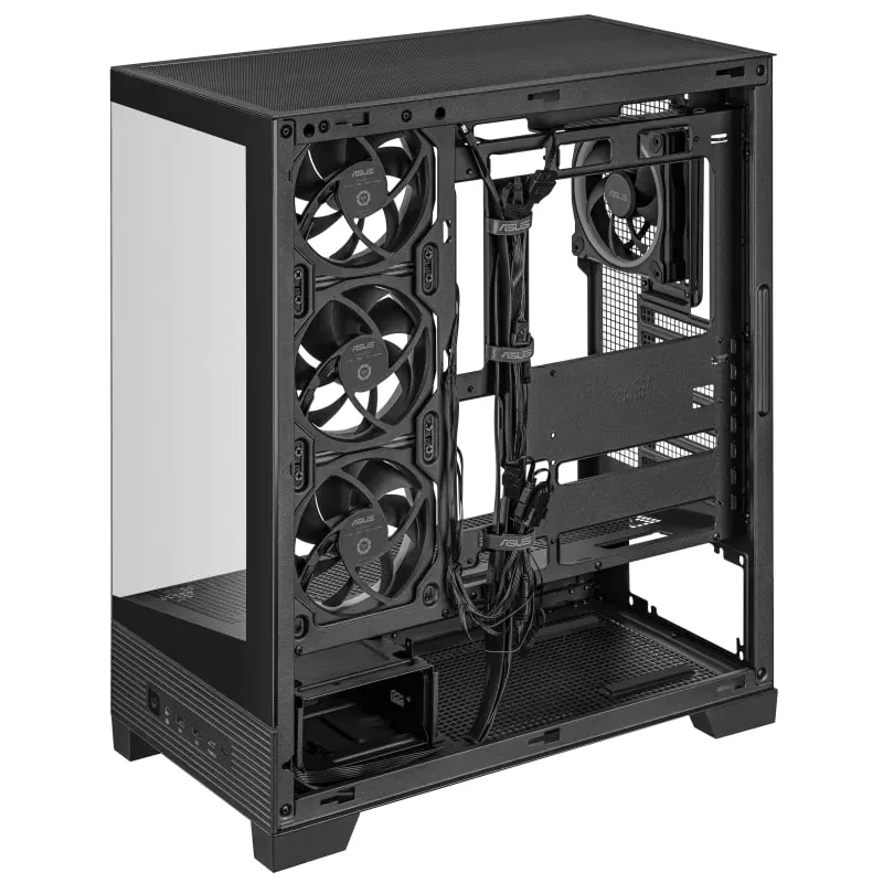 Корпус Asus A31 Plus Black Tempered Glass без БЖ (90DC00R0-B19000) - мініатюра 10